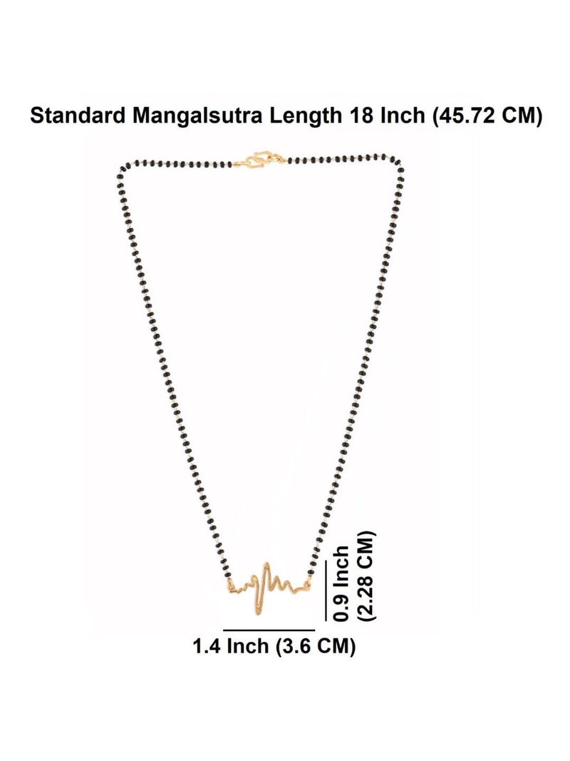 Efulgenz Indian Bollywood Traditional Mangalsutra Pendant Necklace Jewelry for Women - Image 3